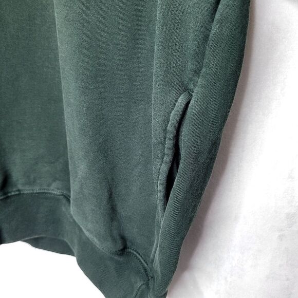 John Galt Brandy Melville Hawaii Green Crewneck Embroidered Pocketed Sweater OS - Picture 3 of 5